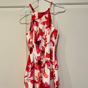 Floral Halter Dress - VINCE CAMUTO